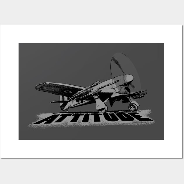 Tailwheel Aircraft with Attitude Wall Art by Funky Aviation